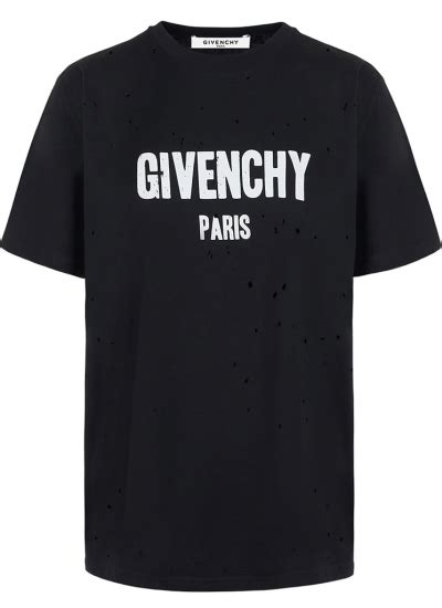 givenchy shirt sale mens|Givenchy t shirt with holes.